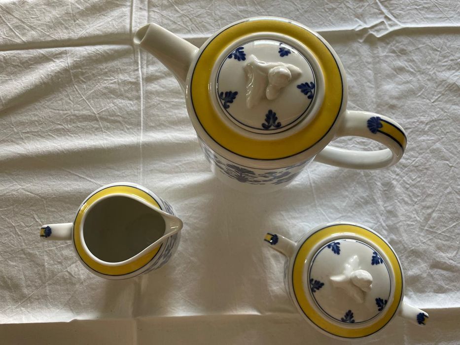 Vista Alegre | Porcelana Castelo Branco | Para servir Chá | NOVO