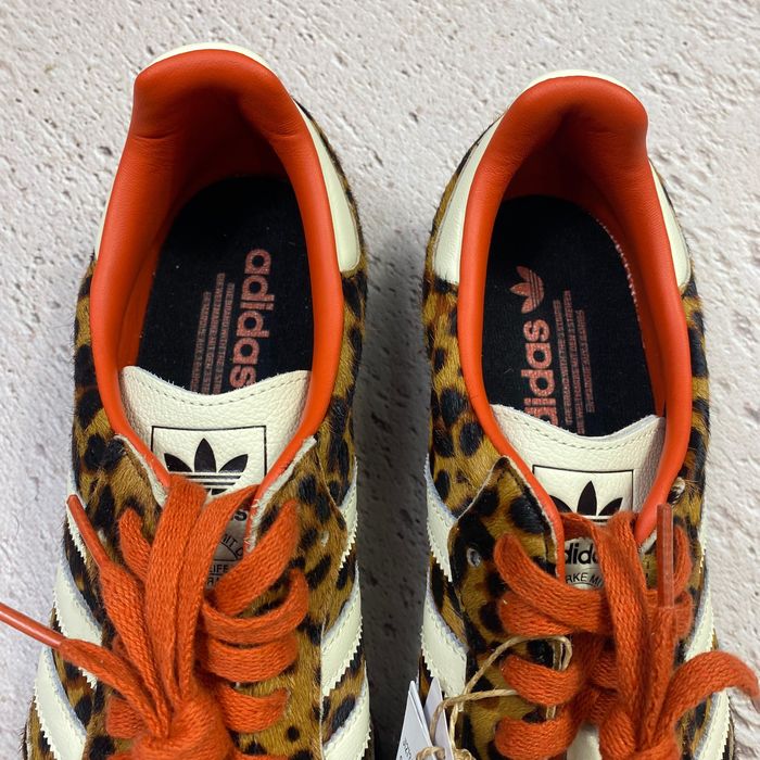 41 42 оригінал ji2734 нові жіночі кеди adidas casual samba og leopard