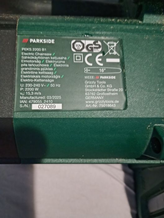 Piła elektryczna parkside