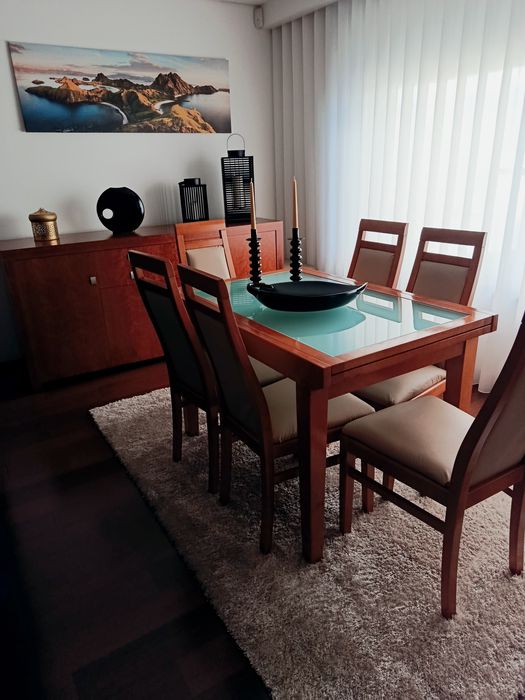 Mesa de sala de estar extensível