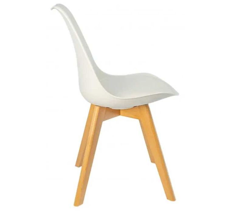 Недорого білі кухонні стільці/Кресло для кухни на деревянных ножках