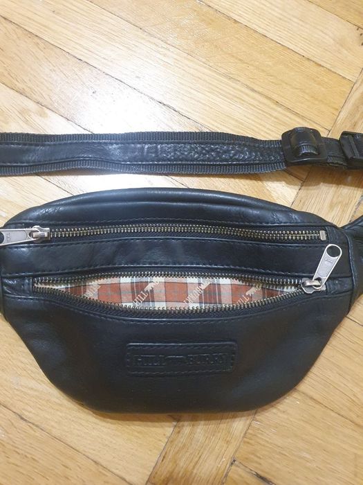 Мужская сумка Hill Burry бананка барсетка натуральная кожа