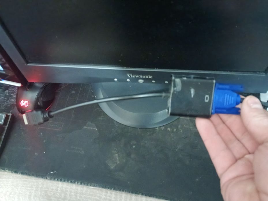 Монітор 17" ViewSonic VA703b + перехідник HDMI (робочий)
