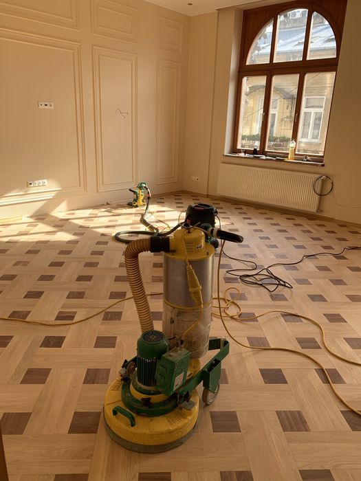 Шліфування, циклювання паркету, підлоги