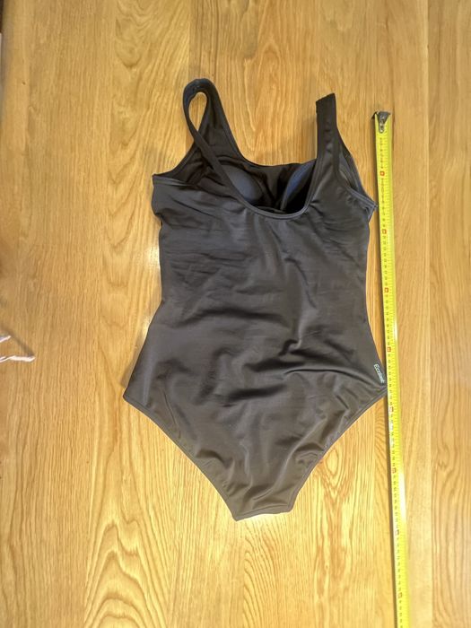 Strój kąpielowy nowy 38 jedno częściowy czarno szary