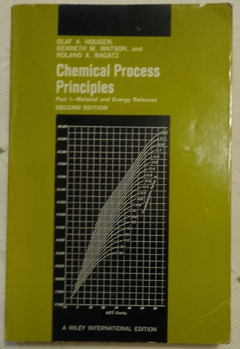 Chemical Process Principles - part one: material and energy balances, Olaf A. Hougen, Kenneth M. Watson, Roland A. Ragatz
