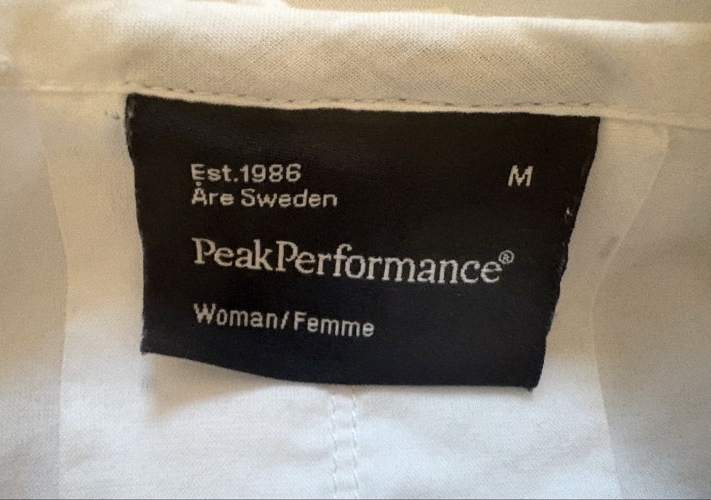 Biała sukienka tunika Peak Performance M/38