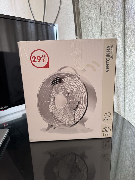 Ventoinha de mesa como nova