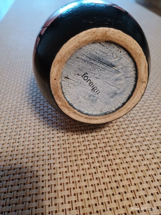 Oryginalny wazon ceramiczny /z 50 lat/- Strehla