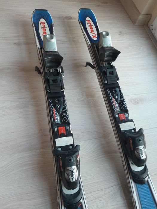 Narty chłopięce Atomic prime / x 119cm kijki gratis