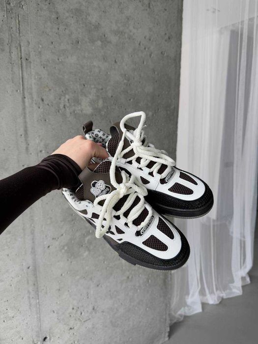 Кросівки Louis Vuitton Skate Sneaker Brown/White premium u2