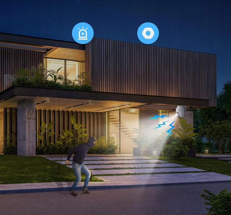 Kamera Obrotowa IP EZVIZ 3K 5MP Wi-Fi Kolor Noc Detekcja IP65 Audio