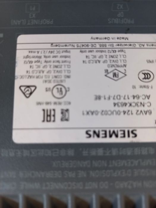 Siemens TP1900 Comfort