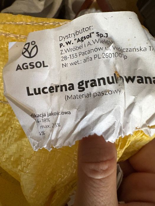 Trawokulki, lucerna, wysłodki