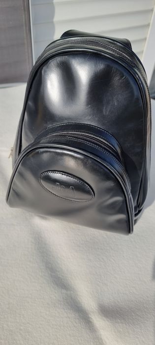 Mala preta em pele com alça64552631480195121