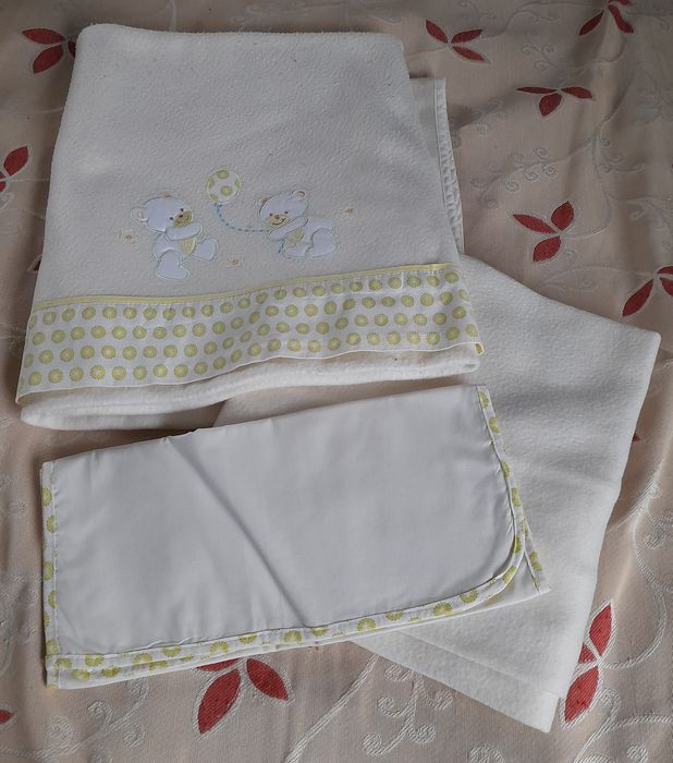 Lençóis quentes para cama bebé