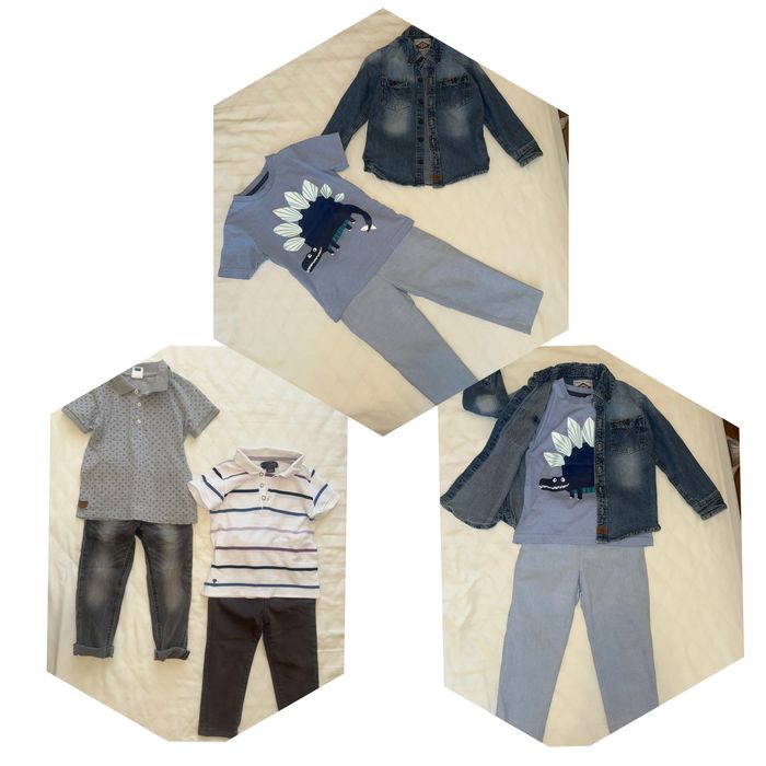 вещи в идеале  2-3г поло LC Waikiki  джинсы рубашка комплект костюм