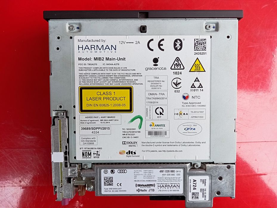 Блок навигації Audi 4M Q7 навигация Ауди ку7 4м розборка шрот кю7 4л