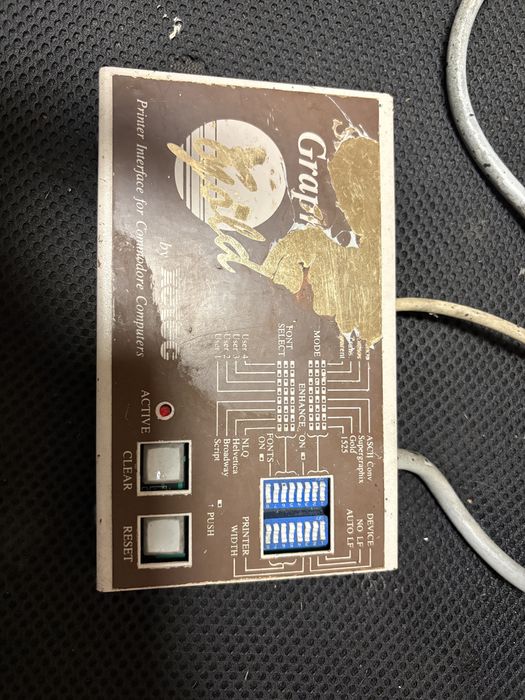 Xetec Super Graphix Gold - Kultowy Interfejs Drukarki dla Commodore 64