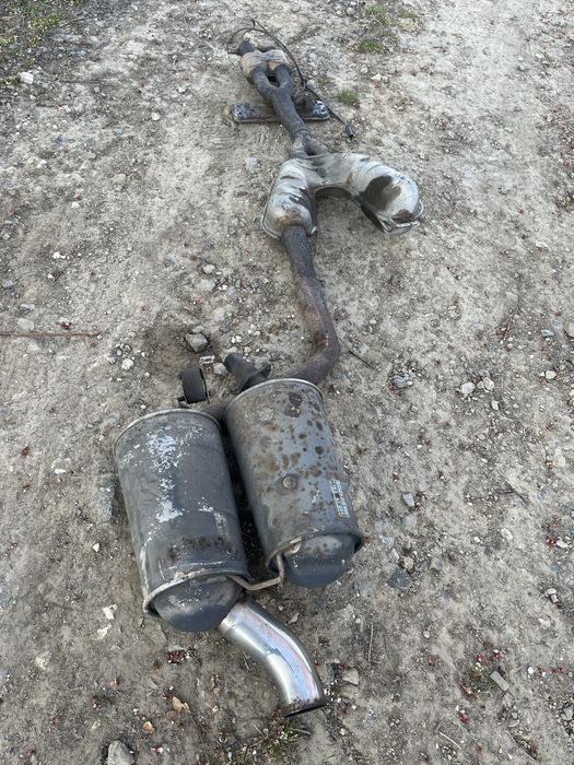 Wydech tlumik koncowy srodkowy bmw e39 528i 2.8i m52tu
