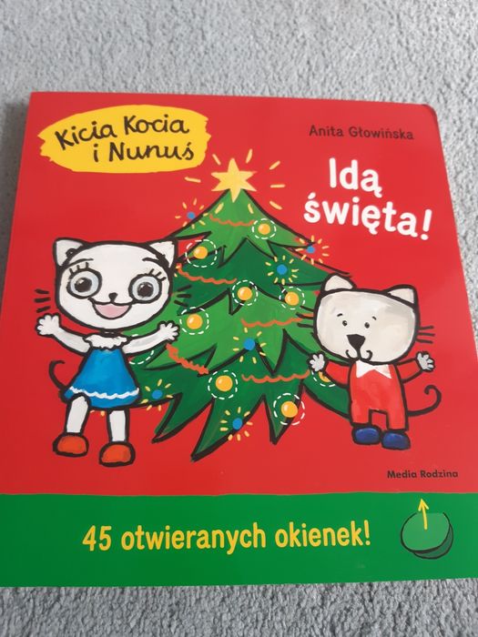 Kicia Kocia Idą Święta książka z okienkami