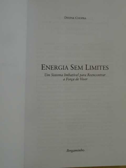 Energia sem Limites de Deepak Chopra
