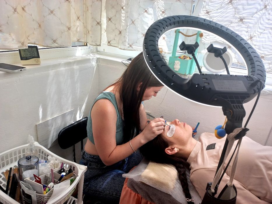 Обучение наращиванию/ламинированию ресниц и бровейОн/офлайн.Поскот.