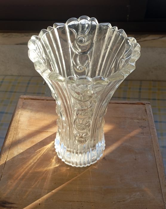Jarra em Cristal Trabalhado Vintage
