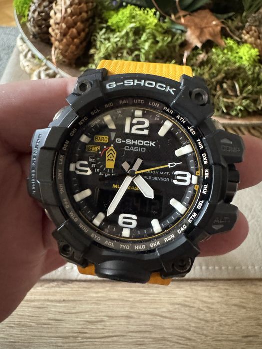 Casio G-SHOCK Mudmaster GWG-1000 (Żółty pasek / Yellow Band)