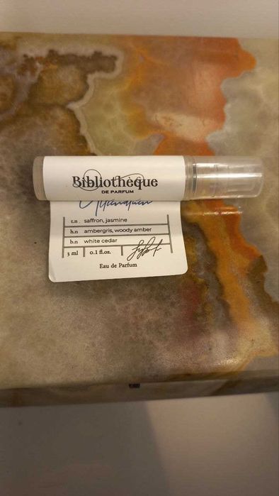 Bibliotheque de Parfum Amber Saffron