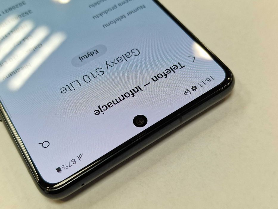 Samsung Galaxy S10 Lite Dual SIM/ 8GB/ 128GB/ Grade A/ Black/ Czarny