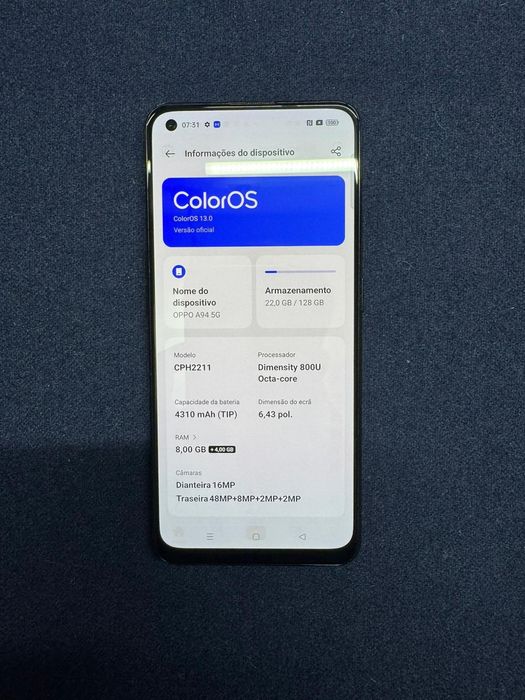 Oppo A94 5G - Oportunidade!!!