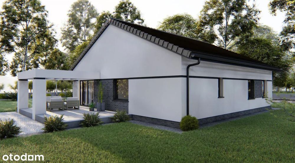 Nowoczesny dom parterowy ARGOS | 9 arów działki | Stan deweloperski – pohled 4
