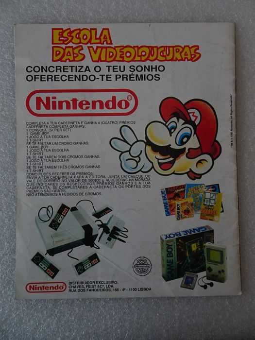 Caderneta de cromos Escola das Videoloucuras - Europer faltam 6 cromos