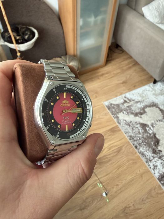 Zegarek męski orient sea king różowy