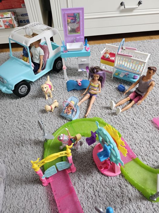 Duzy zestaw Barbie