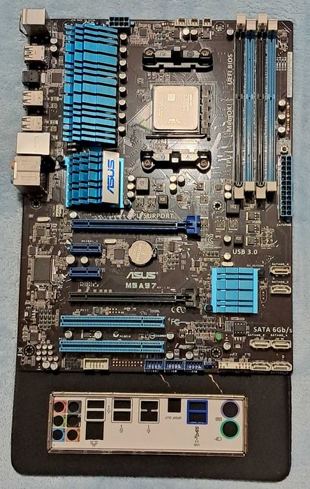FX 8300 сет + плата Asus M5A97 + память + кулер