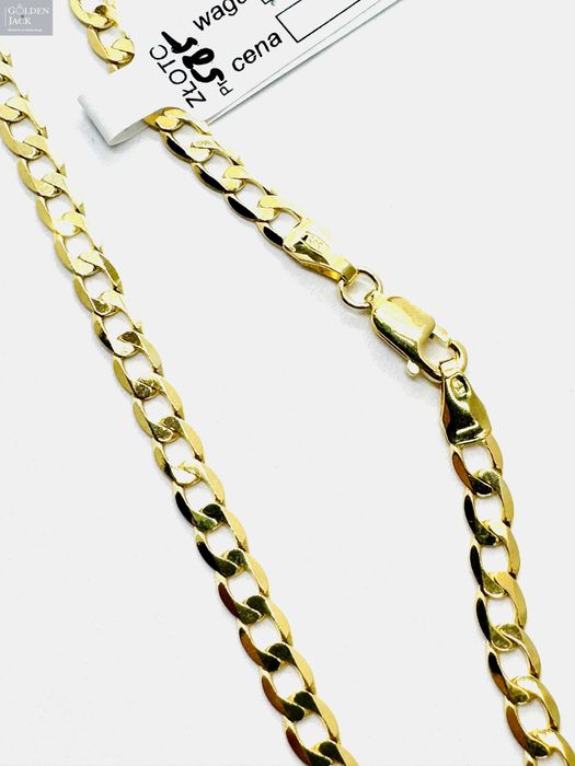 Złoty łańcuszek splot Pancerka złoto pr. 585 długość 55 cm waga 10,85g