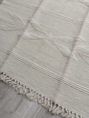 Zestaw dywanów duze białe ecru boho dywan chodnik