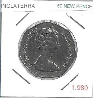 England - "Decimal System" - 50 PENCE - Coins