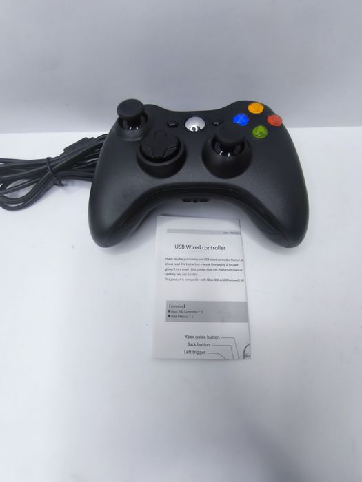 Tytuł: Pad do Xbox 360 / PC | Kontroler Przewodowy USB |Czarny
