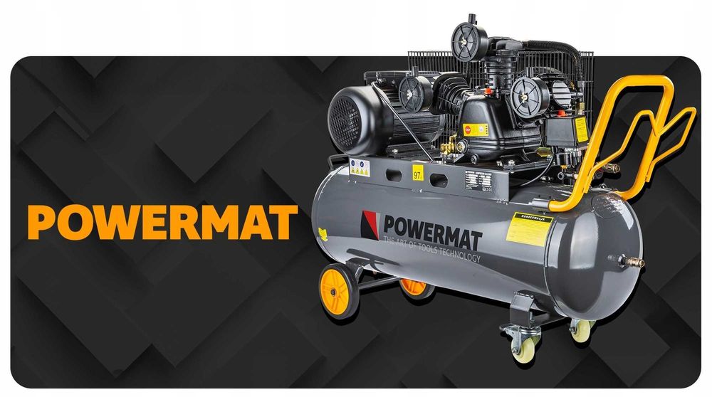 Kompresor Olejowy 100L 8 BAR SPRĘŻARKA 230V 650l/min + WĄŻ