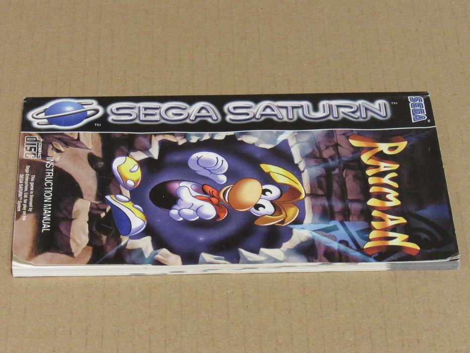 Manual Rayman Sega Saturn