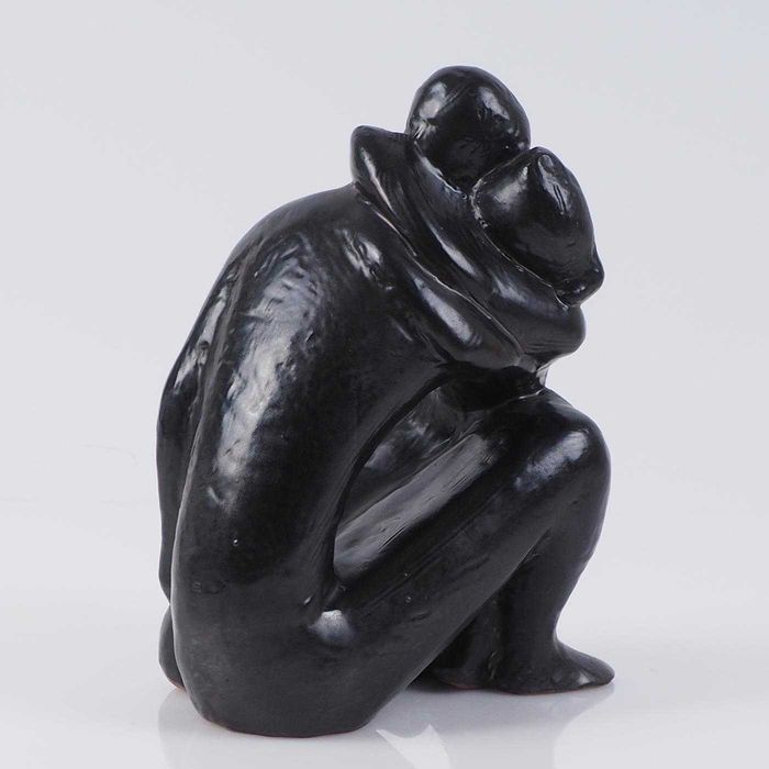 Figurka ceramiczna ZAKOCHANI proj. Jitka Forejtova lata 60-te