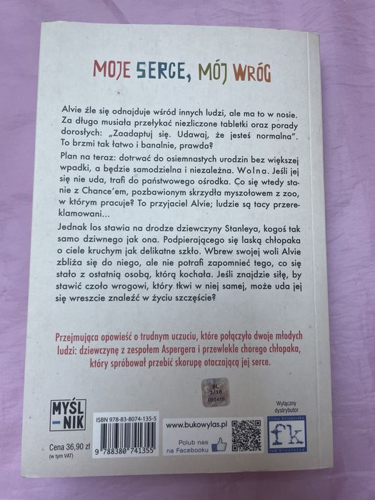 Moje Serce, Mój Wróg, wydawnictwo myśl-nik