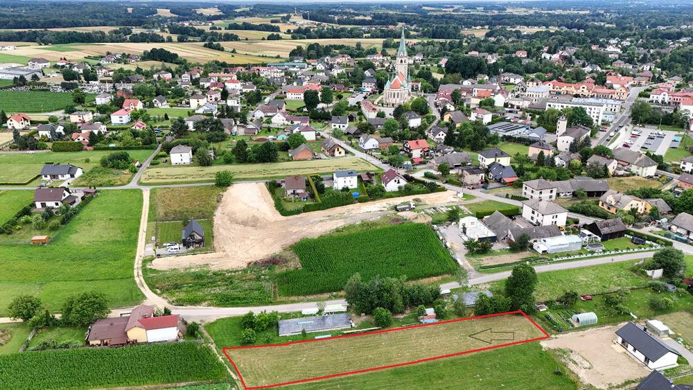 Działka budowlana Wilamowice - idealna pod dom z widokiem na góry