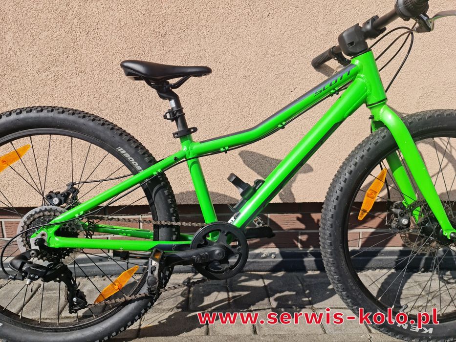Rower dziecięcy SCOTT koła 24 SHIMANO aluminium rabat WYSYŁKA
