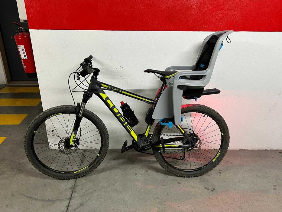 Cadeira de Criança para Bicicleta – Thule Ride Along - Forro reversível cinza/rosa