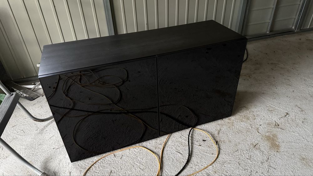 Komoda barek Ikea Besta szklane drzwi