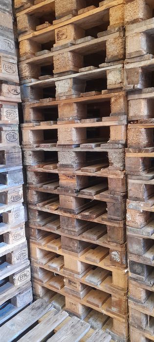 Paletes usadas selecionadas